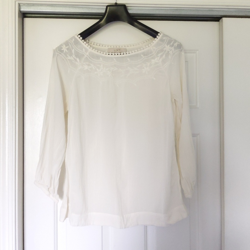 Loft Cream Top - Picture 2 of 3